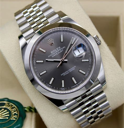 herren rolex datejust ii 126300 41mm edelstahl schwarzes zifferblatt|Rolex Datejust 41.